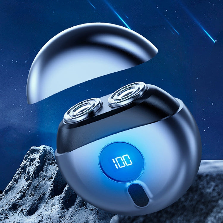 TJ01 Flying Saucer Razor USB Rechargeable Mini Shaver(Dark Gray) - free shipping - PMC TechLife - Order now!