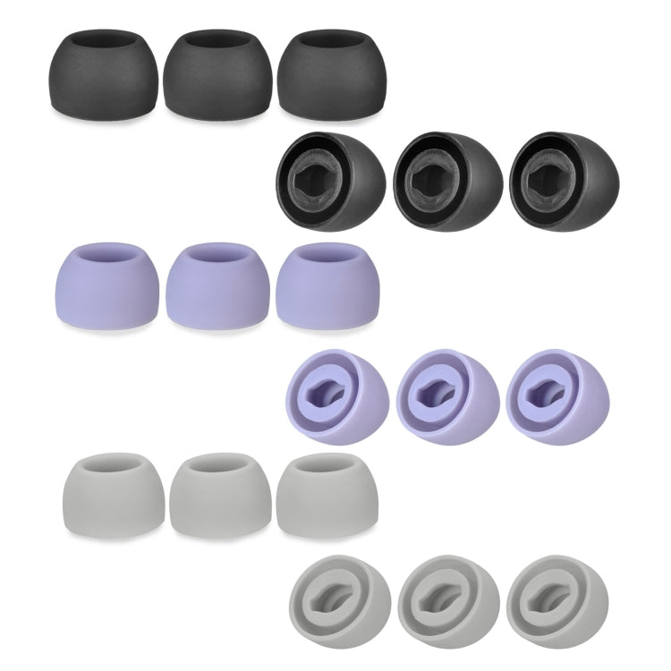 6 PCS Silicone Earplugs For TWS Samsung Galaxy Buds Pro(Small Black) - Anti-dust & Ear Caps by PMC TechLife | Online Shopping South Africa | PMC TechLife