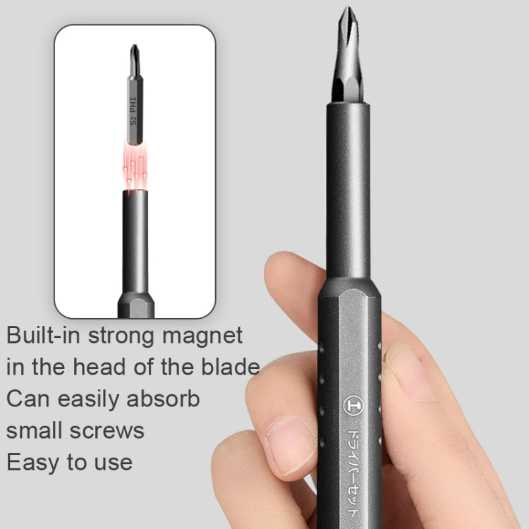 GREENER Screw Knife Set Disassembling Maintenance Tool, Series: 40 In 1 Double Aluminum Barrel - Screwdriver Set by PMC TechLife | Online Shopping South Africa | PMC TechLife | Buy Now Pay Later Mobicred