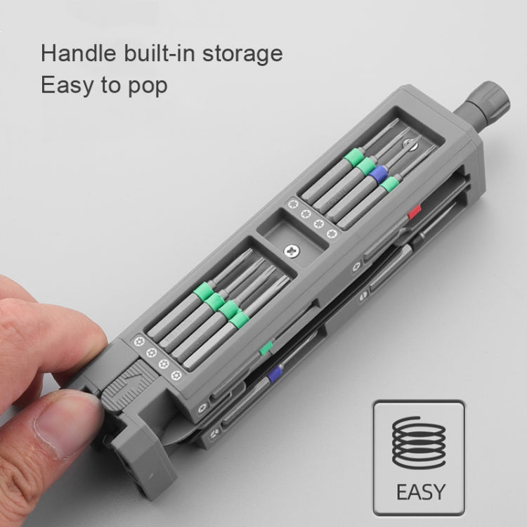 GREENER Screw Knife Set Disassembling Maintenance Tool, Series: 40 In 1 Double Aluminum Barrel - Screwdriver Set by PMC TechLife | Online Shopping South Africa | PMC TechLife | Buy Now Pay Later Mobicred