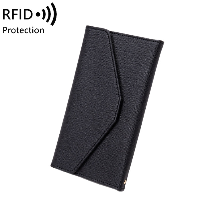 1655 RFID Anti-magnetic Anti-theft Passport Bag Document Bag Card Bag(Black) - free shipping - PMC TechLife - Order now!