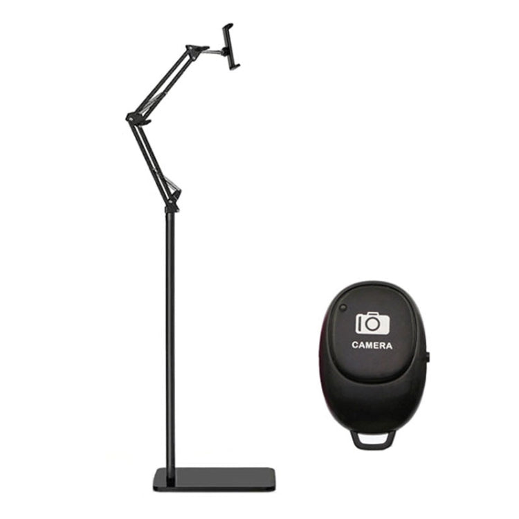 155cm Live Broadcast Bedside Cantilever Floor Bracket Bluetooth Remote Control Model (Black) - Lazy Bracket by PMC TechLife | Online Shopping South Africa | PMC TechLife