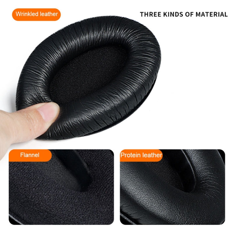 2 PCS Breathable Foam Headphone Sleeves Earmuffs For Sennheiser HD200 Pro, Spec: Velvet - Earmuff & Pad by PMC TechLife | Online Shopping South Africa | PMC TechLife