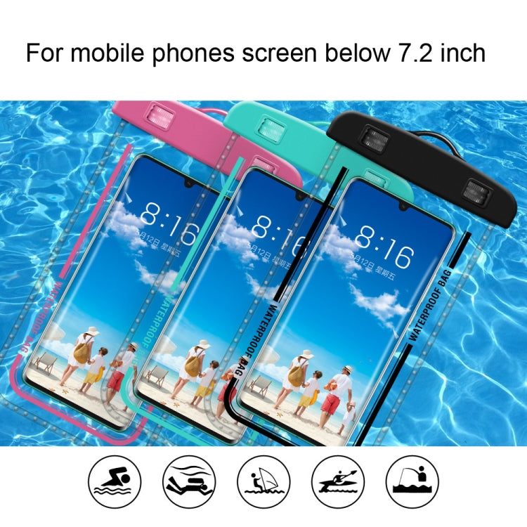 2 PCS Armband Style Transparent Waterproof Cell Phone Case Swimming Cell Phone Bag(Macaron Blue) - Waterproof Bag by PMC TechLife | Online Shopping South Africa | PMC TechLife