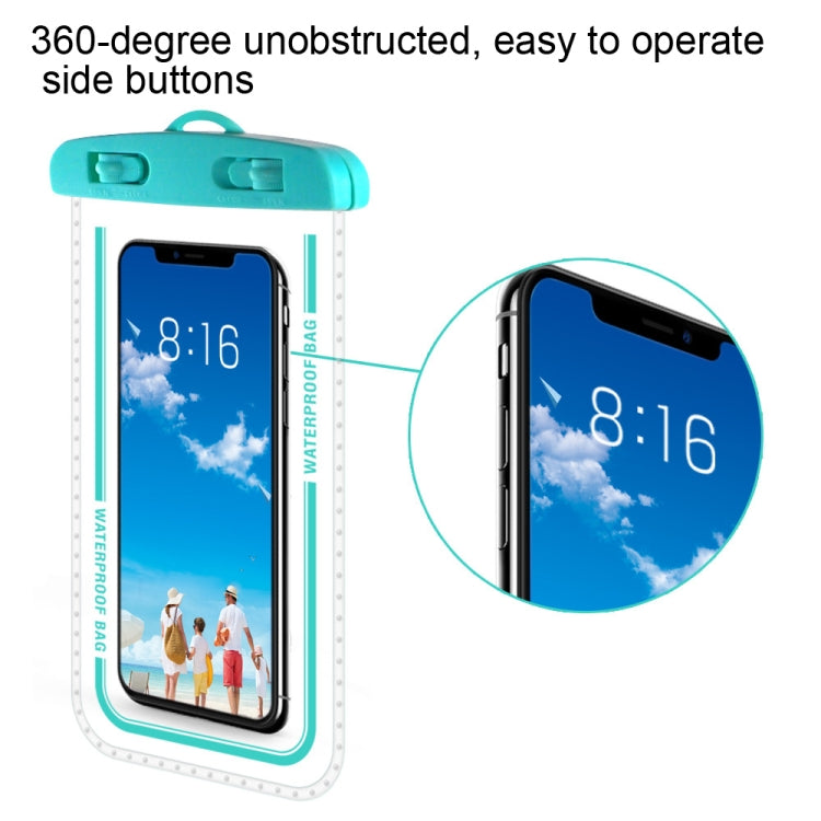2 PCS Armband Style Transparent Waterproof Cell Phone Case Swimming Cell Phone Bag(Black) - Waterproof Bag by PMC TechLife | Online Shopping South Africa | PMC TechLife