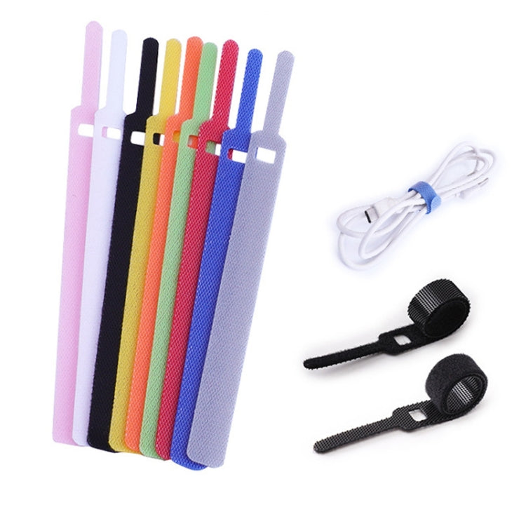 50 PCS Needle Shape Self-adhesive Data Cable Organizer Colorful Bundles 12 x 145mm(Red) - Cable Organizer by PMC TechLife | Online Shopping South Africa | PMC TechLife