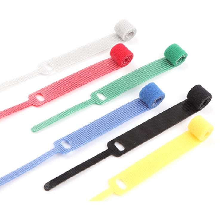 50 PCS Needle Shape Self-adhesive Data Cable Organizer Colorful Bundles 10 x 130mm(Red) - Cable Organizer by PMC TechLife | Online Shopping South Africa | PMC TechLife