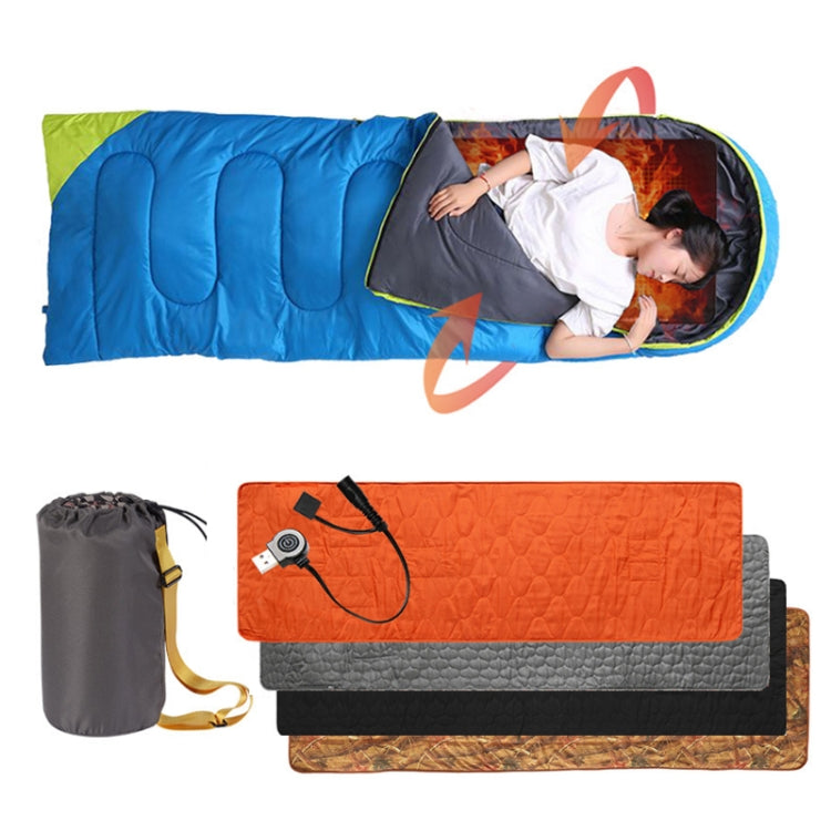 Winter Outdoor Camping Smart Portable Heating Sleeping Pad(Orange Red) - Camping Mats by PMC TechLife | Online Shopping South Africa | PMC TechLife | Buy Now Pay Later Mobicred
