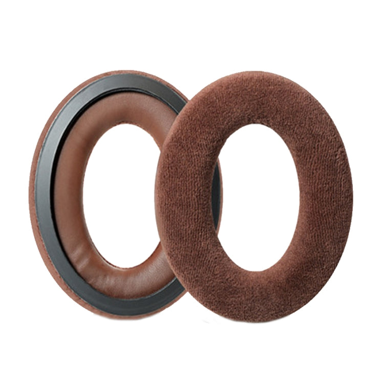 2 PCS Headset Earmuffs Sponge Case For Sennheiser PXC450/PXC350/PC350, Spec: Brown Velvet - Earmuff & Pad by PMC TechLife | Online Shopping South Africa | PMC TechLife