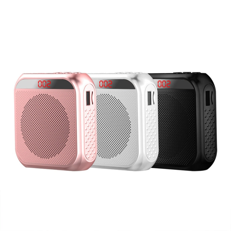 S17 Mini Portable Tour Guide Teaching Loudspeaker with Screen Display(Bright White) - Loudspeaker by PMC TechLife | Online Shopping South Africa | PMC TechLife | Buy Now Pay Later Mobicred