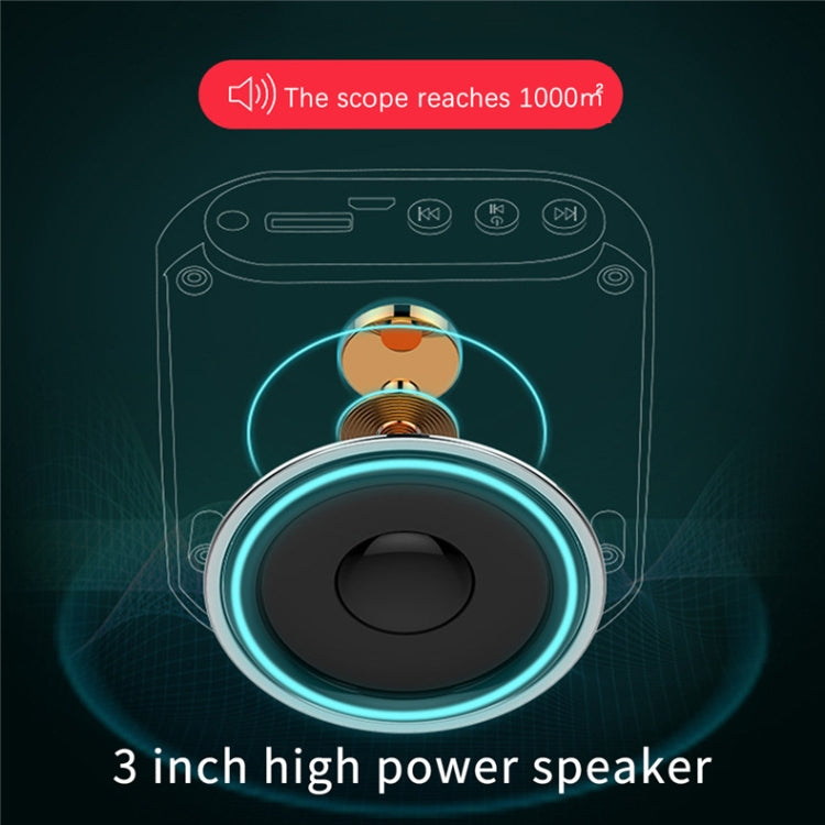 S17 Mini Portable Tour Guide Teaching Loudspeaker with Screen Display(Bright White) - Loudspeaker by PMC TechLife | Online Shopping South Africa | PMC TechLife | Buy Now Pay Later Mobicred
