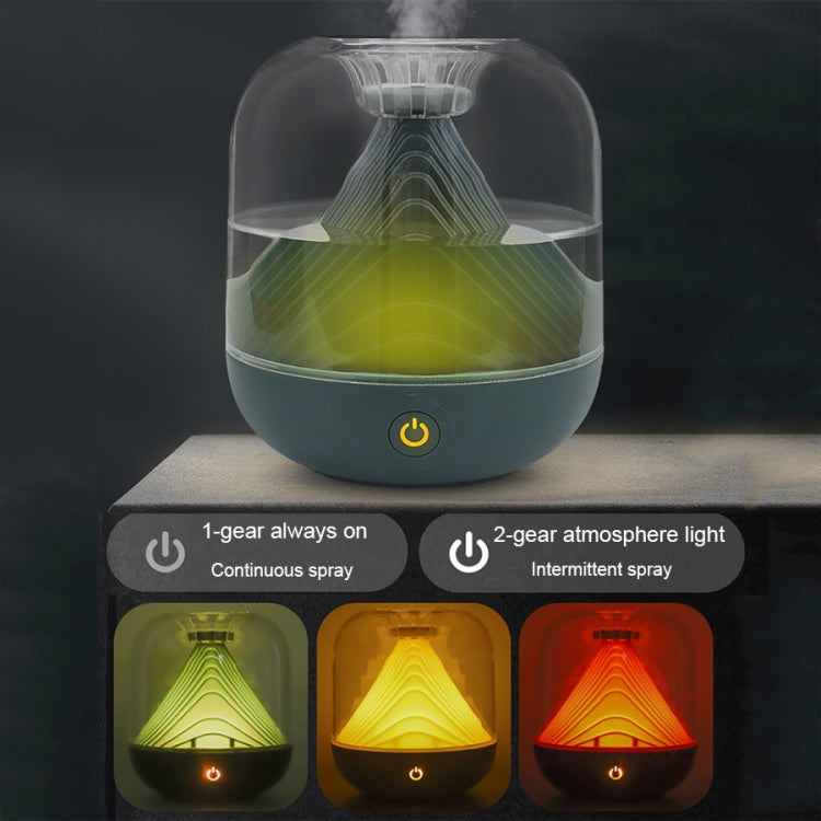 FX-039 USB Charging Ambient Light Humidifier Mountain Mini Wireless Humidifier(Green) - free shipping - PMC TechLife - Order now!