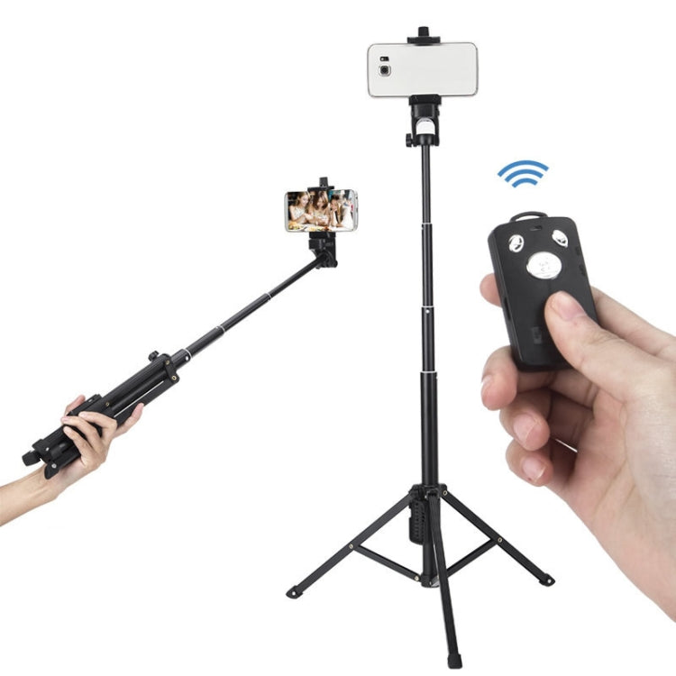 YUNTENG 1688 Selfie Stick Tripod Bluetooth Remote Control Camera Stand(Black) - free shipping - PMC TechLife - Order now!