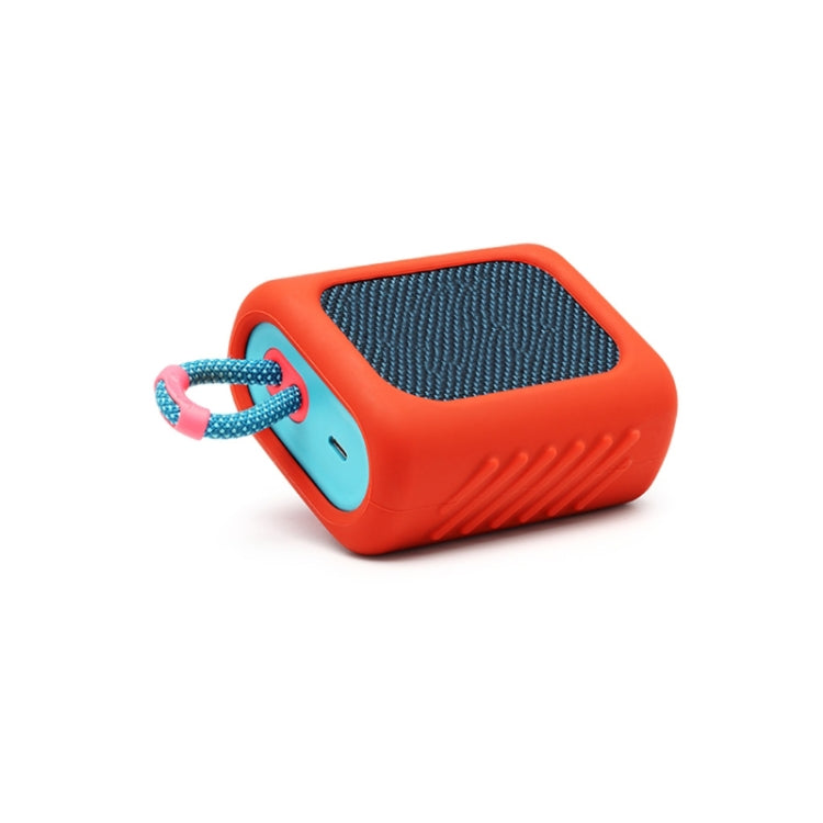 For JBL GO3 Dust-proof Silicone Case Anti-fall Speaker Case(Red) - Protective Case by PMC TechLife | Online Shopping South Africa | PMC TechLife