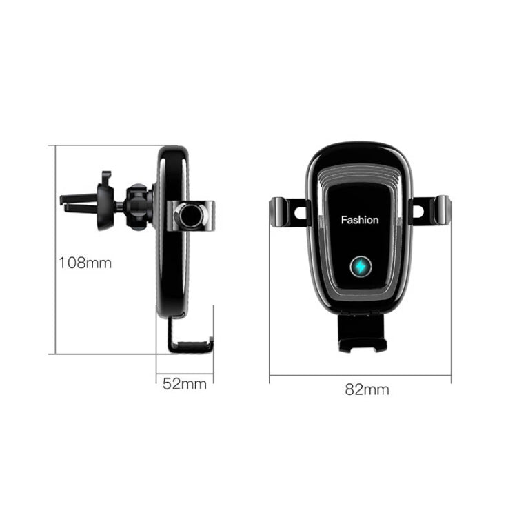S19 15W Gravity Car Phone Wireless Charging Stand(Blue) - Wireless Charger Holders by PMC TechLife | Online Shopping South Africa | PMC TechLife