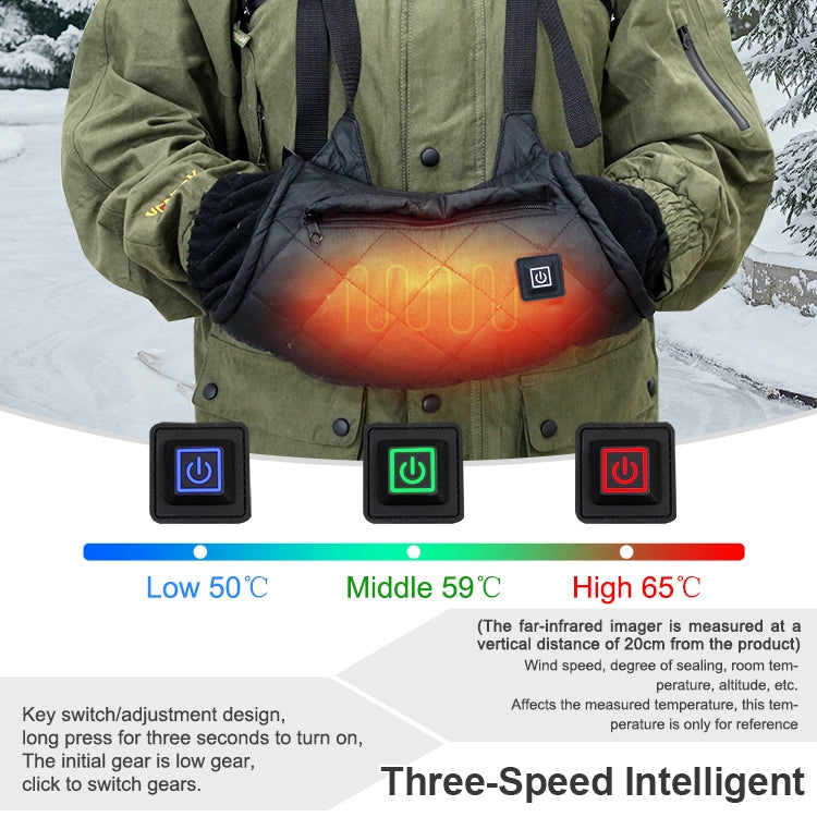 Outdoor Camping USB Heated Smart Warm Handbag(Gray) - free shipping - PMC TechLife - Order now!