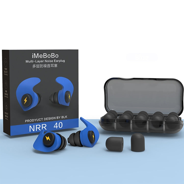 Anti-noise Sleep Earplugs Soundproof Earplugs(Blue) - Ear Care Tools by PMC TechLife | Online Shopping South Africa | PMC TechLife