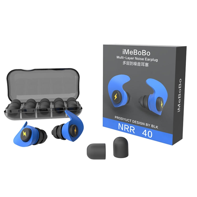 Anti-noise Sleep Earplugs Soundproof Earplugs(Blue) - Ear Care Tools by PMC TechLife | Online Shopping South Africa | PMC TechLife