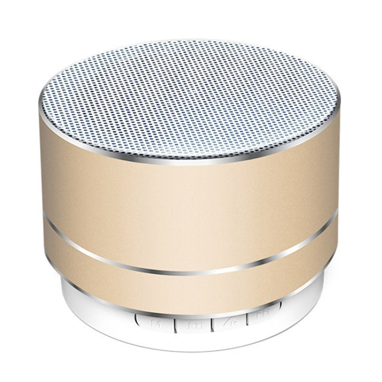 A10 Mini Metal Wireless Bluetooth Speaker(Golden) - Mini Speaker by PMC TechLife | Online Shopping South Africa | PMC TechLife | Buy Now Pay Later Mobicred