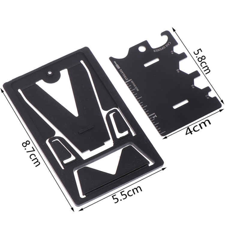 4 PCS Multifunction Folding Mobile Phone Bracket Mini EDC Tool Card Bottle Opener(Opp Package) - Desktop Holder by PMC TechLife | Online Shopping South Africa | PMC TechLife
