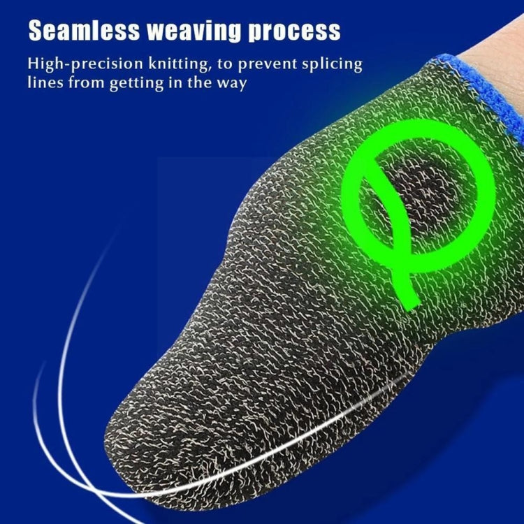 3 Pairs Gaming Finger Sleeve Breathable Luminous Fingertips,Color: Carbon Fiber Yellow - Gaming Finger Sleeves by PMC TechLife | Online Shopping South Africa | PMC TechLife