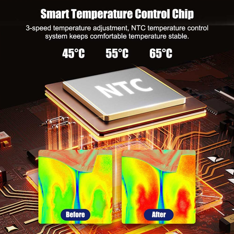 Electric Heating Therapy Knee Warm Knee Pad Brace Massage,Spec: Double Without Vibration - Massage & Relaxation by PMC TechLife | Online Shopping South Africa | PMC TechLife