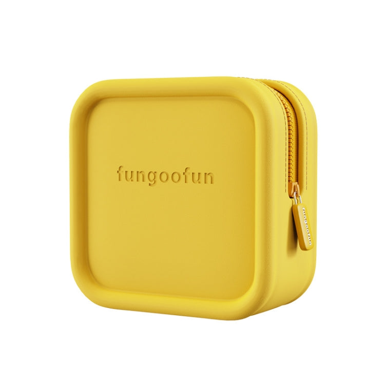 Fungoofun Candy Color EVA Travel Digital Storage Bag Cosmetic Bag, Color: Square Yellow - Digital Storage Bag by Fungoofun | Online Shopping South Africa | PMC TechLife