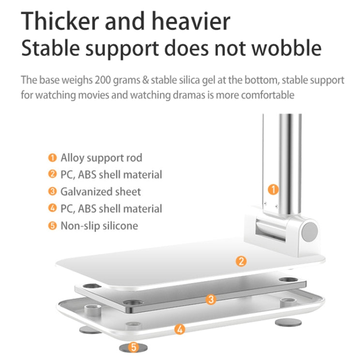 SSKY X5 Desktop Phone Live Foldable Tablet Bracket, Style: With Mirror Version (Pink) - free shipping - PMC TechLife - Order now!