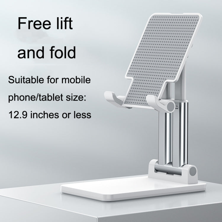 SSKY X5 Desktop Phone Live Foldable Tablet Bracket, Style: Double Rod Phone Version (White) - free shipping - PMC TechLife - Order now!