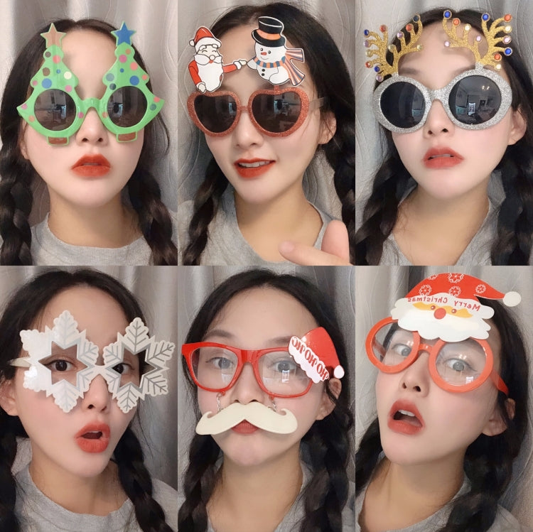 Christmas Weird Glasses Personalized Christmas Hair Clip, Color: Hug Santa Claus - free shipping - PMC TechLife - Order now!