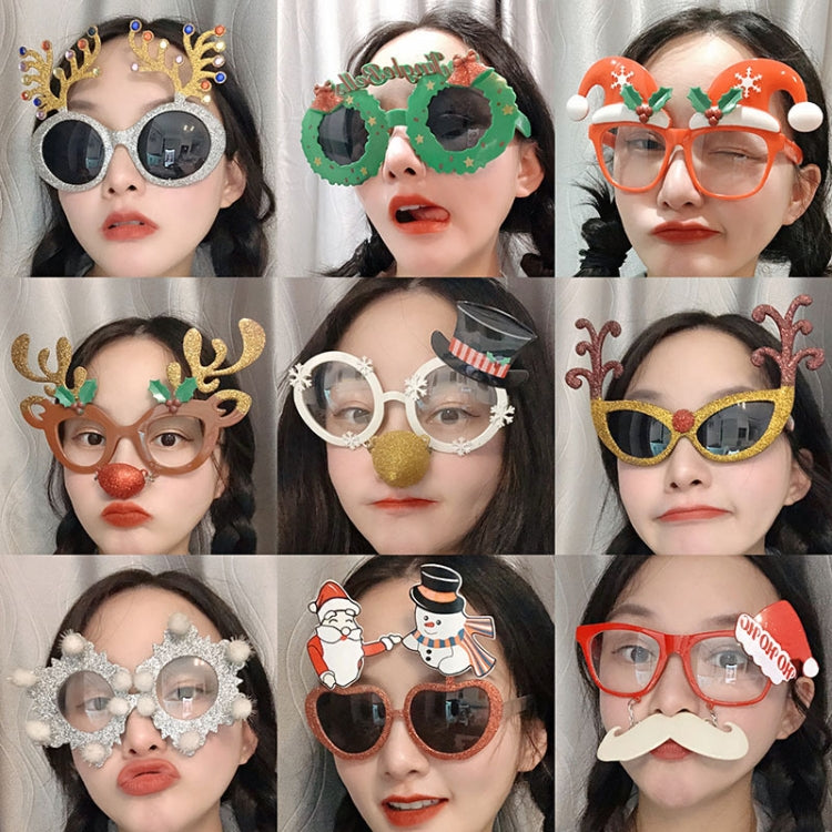 Christmas Weird Glasses Personalized Christmas Hair Clip, Color: Hug Santa Claus - free shipping - PMC TechLife - Order now!