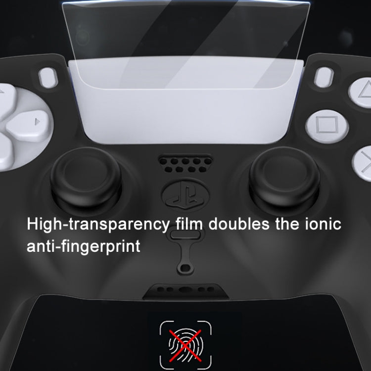 For PS5 Game Controller Joystick Cap Silicone Protective Cover Kit Dustproof Case(Black Polka Dots) - Cases by PMC TechLife | Online Shopping South Africa | PMC TechLife