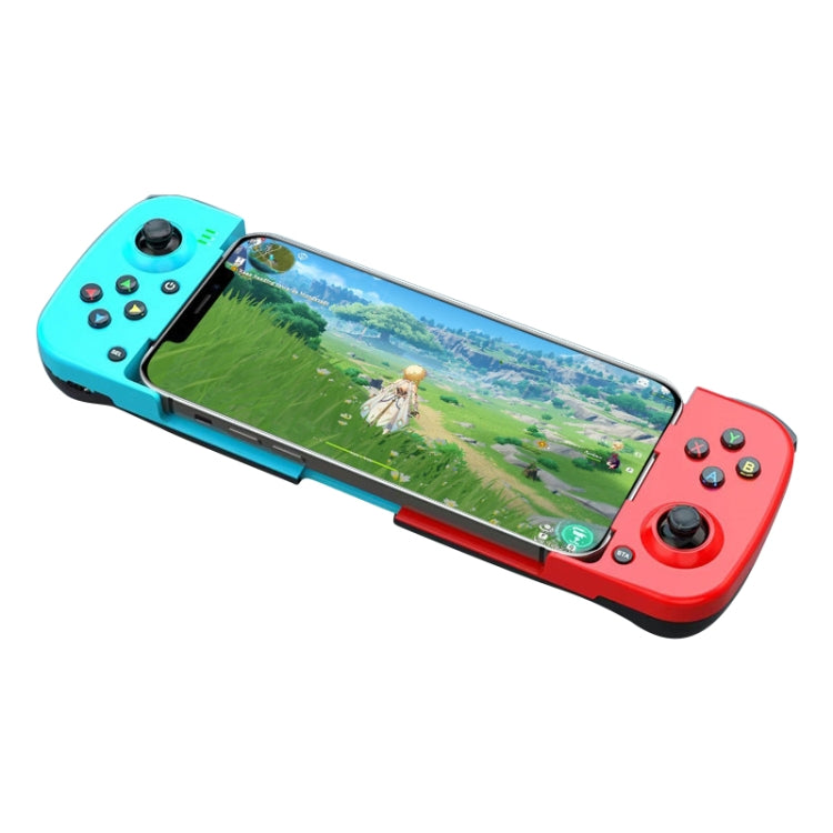 D3 Telescopic BT 5.0 Game Controller For IOS Android Mobile Phone(Red Blue) - Controller Gamepad by PMC TechLife | Online Shopping South Africa | PMC TechLife