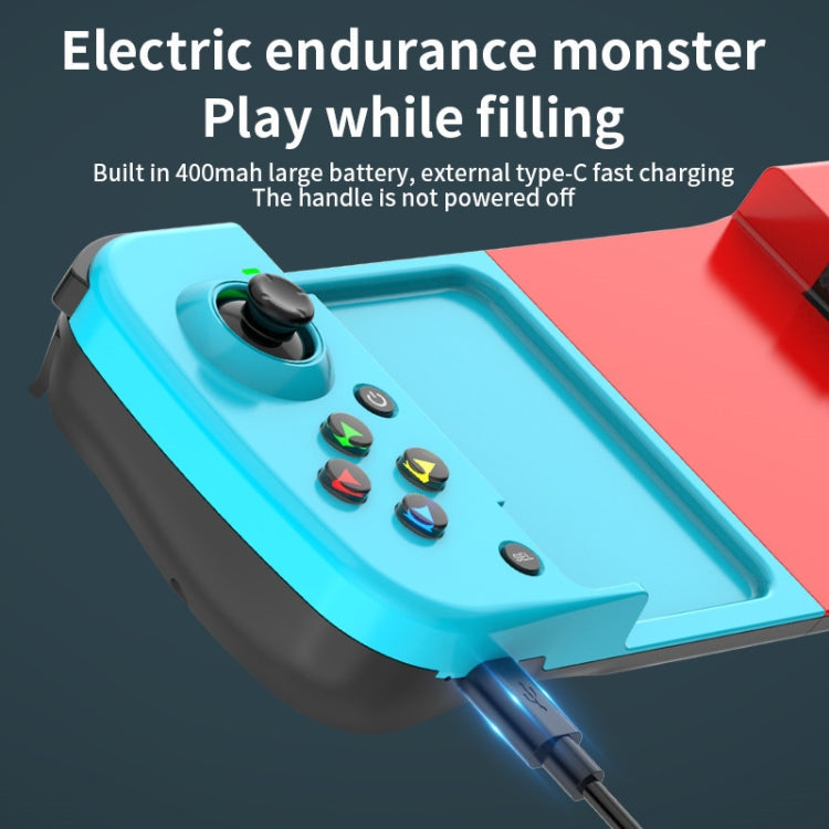 D3 Telescopic BT 5.0 Game Controller For IOS Android Mobile Phone(Blue Green) - Controller Gamepad by PMC TechLife | Online Shopping South Africa | PMC TechLife