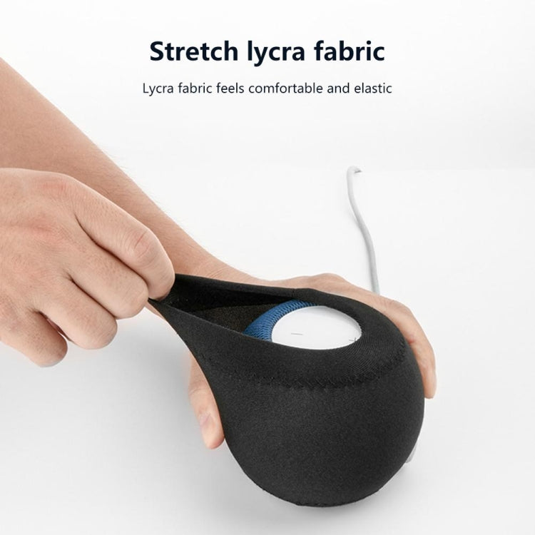 2 PCS For Homepod Mini Smart Speaker Dust Cover Stretch Cloth Audio Protection Cover(Light Gray) - Protective Case by PMC TechLife | Online Shopping South Africa | PMC TechLife