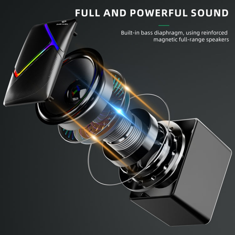 Dark Alien S-510 Computer USB Wired Computer Stereo Home Multifunctional Stereo, Cable Length: 1.2m - free shipping - PMC TechLife - Order now!