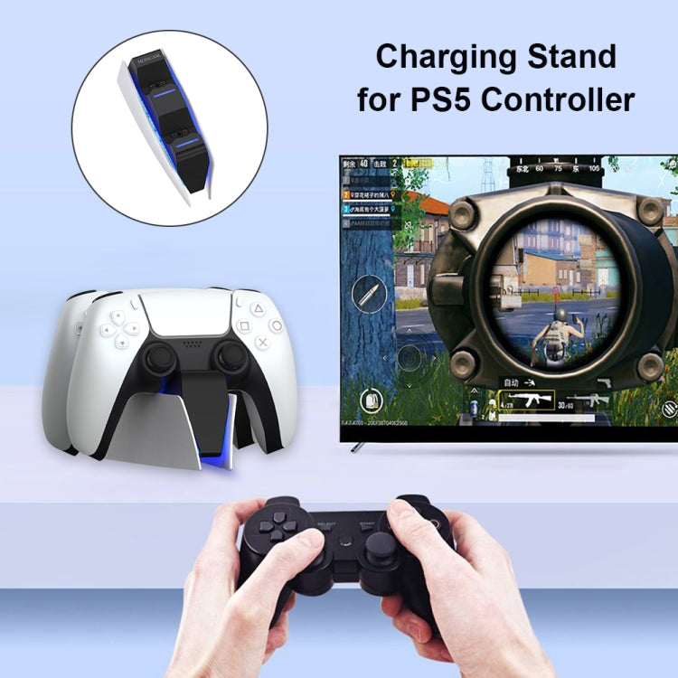 HONCAM For PS5 Gamepad Charger Dual Dock Charger(Rose Red) - free shipping - PMC TechLife - Order now!