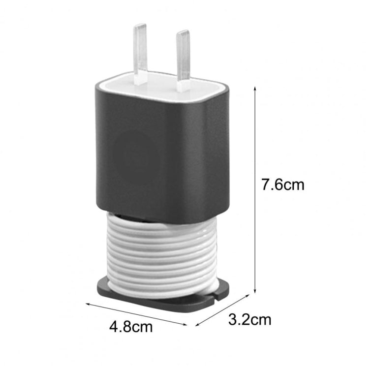 For iPhone 11/12 18W/20W Power Adapter 2pcs Protective Case Cover Data Cable Organizer(Transparent) - Cable Organizer by PMC TechLife | Online Shopping South Africa | PMC TechLife | Buy Now Pay Later Mobicred