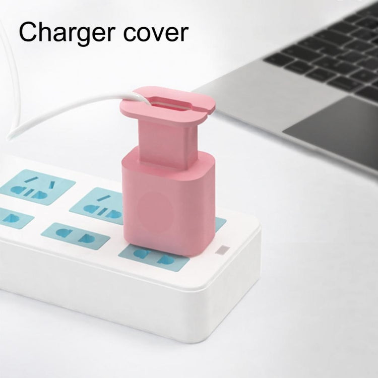 For iPhone 11/12 18W/20W Power Adapter 2pcs Protective Case Cover Data Cable Organizer(Transparent) - Cable Organizer by PMC TechLife | Online Shopping South Africa | PMC TechLife | Buy Now Pay Later Mobicred