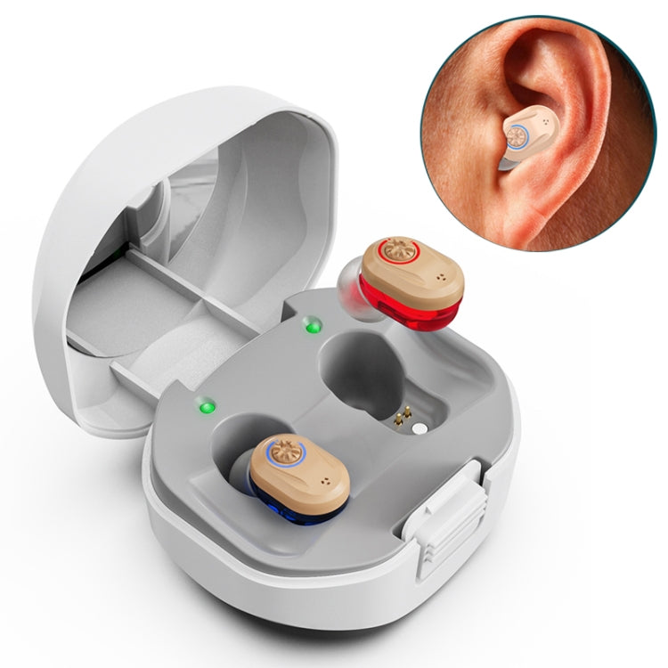 Z-127C TWS Charging Hearing Aid Sound Amplifier Auxiliary Listener(Red Blue) - free shipping - PMC TechLife - Order now!