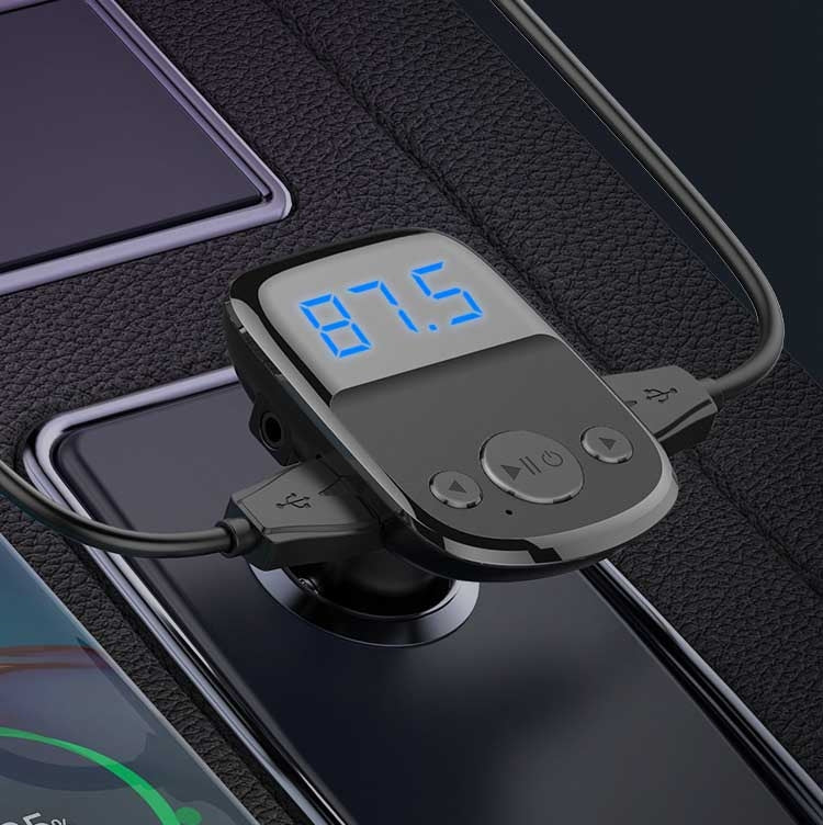 LDNIO C706Q QC3.0+AUTO-ID Car Bluetooth FM Music Digital Display Car Charger with Micro USB Cable - free shipping - PMC TechLife - Order now!