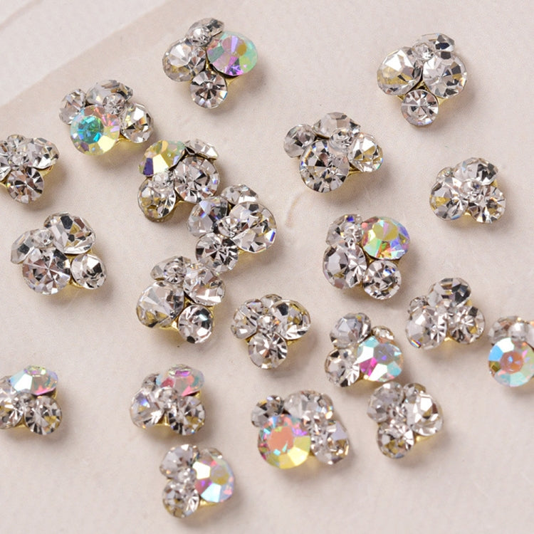 20 PCS Nail Jewelry Stacked Diamond Nail Sticker Accessories(H524 Large AB) - free shipping - PMC TechLife - Order now!