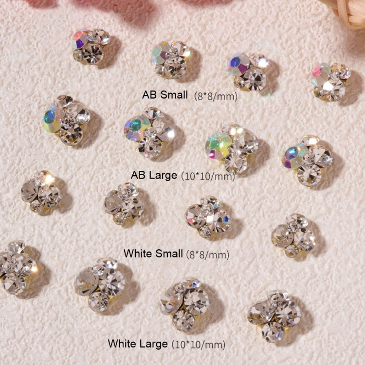 20 PCS Nail Jewelry Stacked Diamond Nail Sticker Accessories(H524 Large AB) - free shipping - PMC TechLife - Order now!