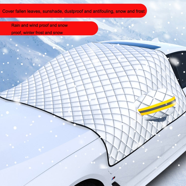 SUITU R-3945 Car Winter Front Glass Snow Shield Defrost Sunshade Thickened Car Clothing, Style: Non-magnet With Earmuffs - free shipping - PMC TechLife - Order now!