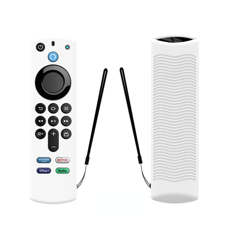 2 PCS Y27 For Alexa Voice Remote 3rd Gen Silicone Non-slip Protective Cover(Luminous White) - Remote Control Covers by PMC TechLife | Online Shopping South Africa | PMC TechLife