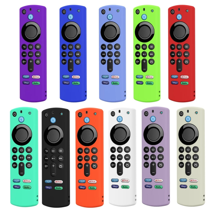 2 PCS Y27 For Alexa Voice Remote 3rd Gen Silicone Non-slip Protective Cover(Black) - Remote Control Covers by PMC TechLife | Online Shopping South Africa | PMC TechLife