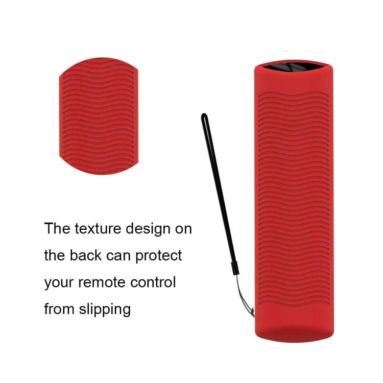 2 PCS Y27 For Alexa Voice Remote 3rd Gen Silicone Non-slip Protective Cover(Black) - Remote Control Covers by PMC TechLife | Online Shopping South Africa | PMC TechLife