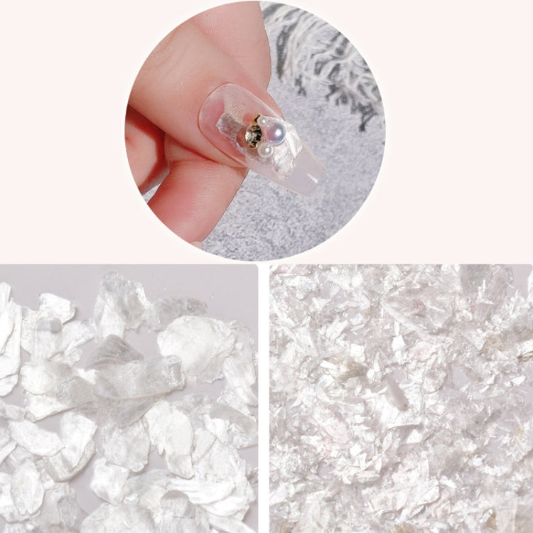10 Boxes Velvet Shells Mica Piece Nail Stickers Nail Sequins Jewelry(01 Fragments) - free shipping - PMC TechLife - Order now!