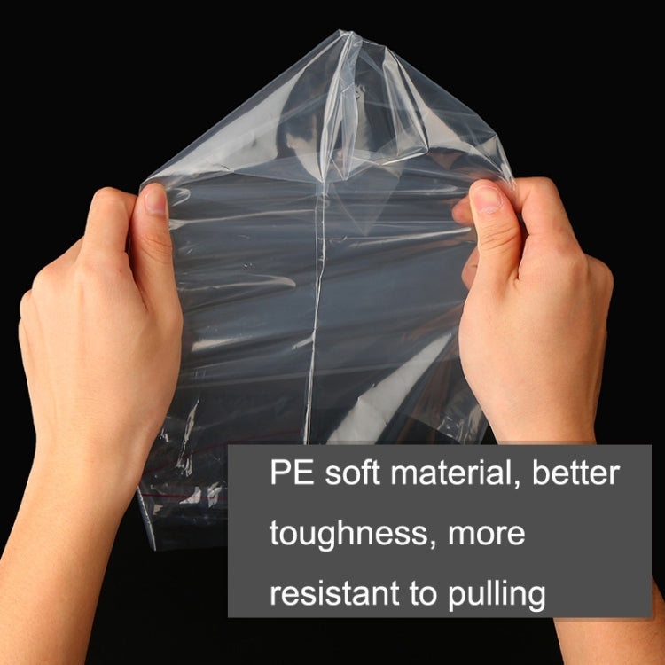 100 PCS / Set PE Clothing Packaging Bag Transparent Self-Stick Bag Jewelry Plastic Sealed Bag, Size:, Specification: 35x45cm - free shipping - PMC TechLife - Order now!