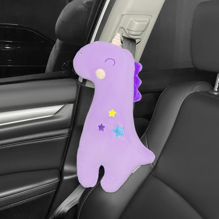 Car Seat Belt Pillow Shoulder Cover Cartoon Insurance Belt(Purple) - Seat Belts & Padding by PMC TechLife | Online Shopping South Africa | PMC TechLife | Buy Now Pay Later Mobicred